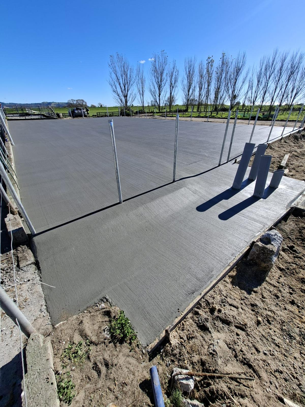 Concrete patio in Te Puke